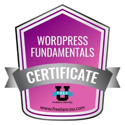 WordPress Fundamentals Certificate BAdge